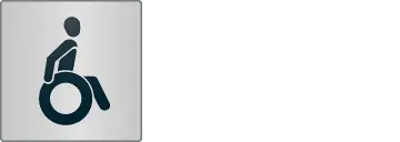 Piktogramm Rollstuhlfahrer